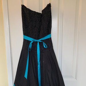 Polka Dot Prom Dress